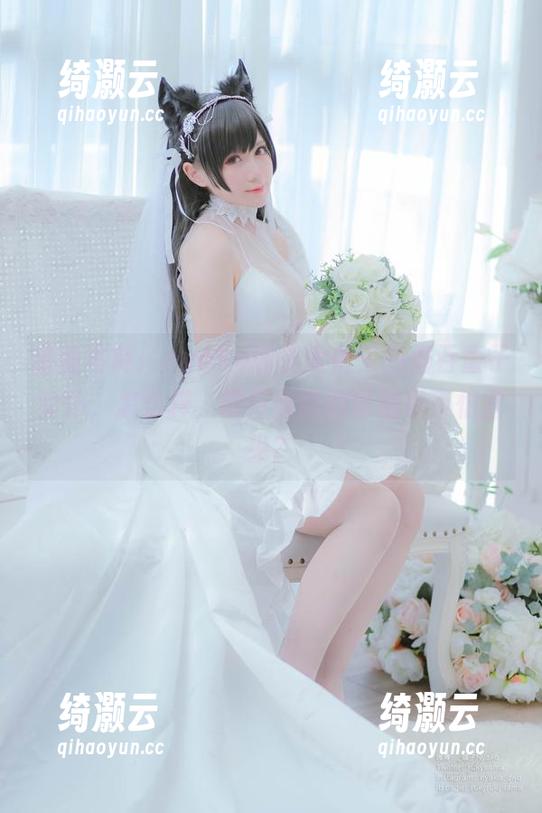 nyako喵子大魔王 最新写真:nyako喵子大魔王的酒吞童子女仆,怎么样,明目张胆的可爱也不怕冒尖?