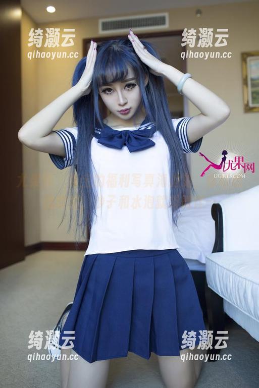 尤果网 - 靳宝的福利写真海边游，你敢想我敢拍，沙子和水泡就叫舞伴…